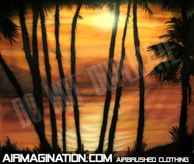 palm trees photography backdrop
