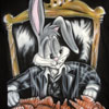 bugs bunny scarface airbrush t shirt graphic