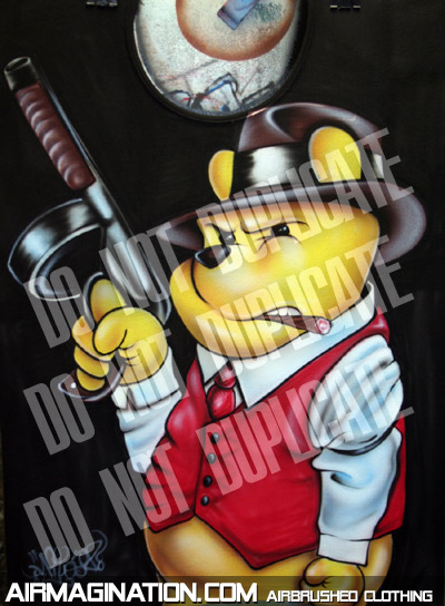 Mobster Winnie the Pooh shirt