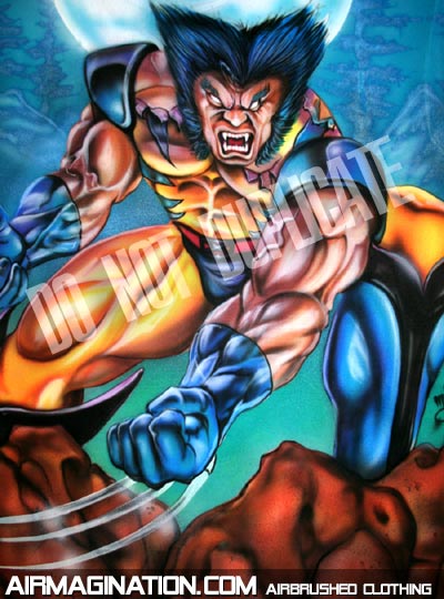 Wolverine adamantium claws shirt