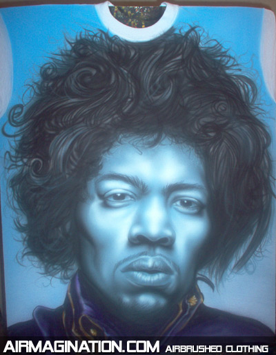 Jimi Hendrix airbrush shirt