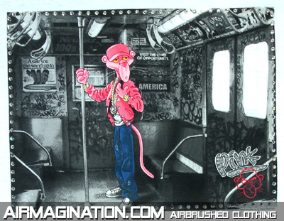 Pink Panther subway
