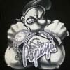iced out bling popeye t shirt image