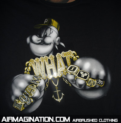 Iced Out Popeye shirt