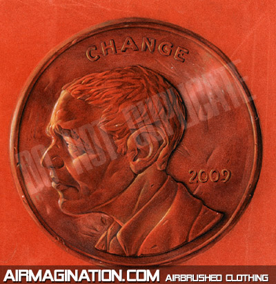 Barack Obama penny poster