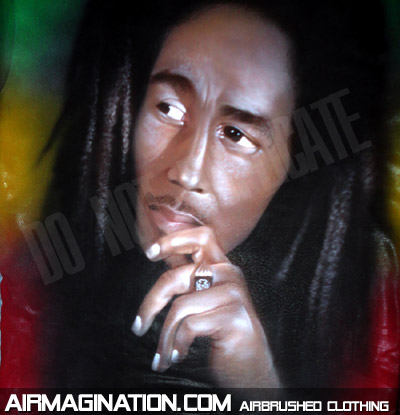 custom Bob Marley reggae shirt