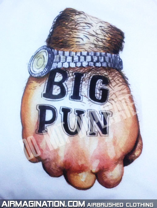 Big Pun fist tattoo digital print shirt