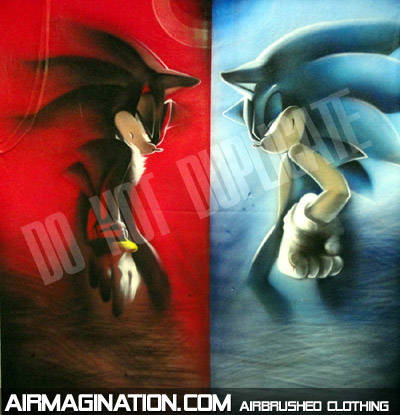 Sonic vs Shadow shirt