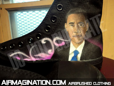 Barack Obama Chuck Taylor shoes
