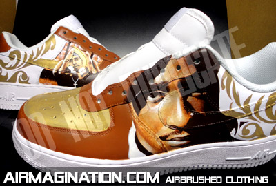 Tupac Shakur shoes