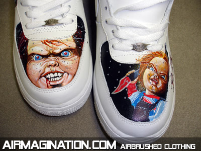Childs Play airbrush shoes