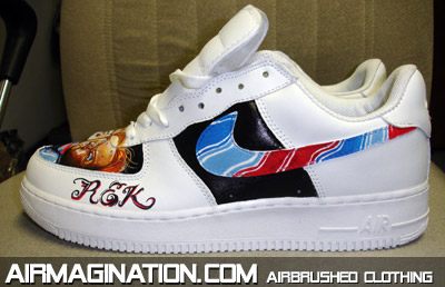 airbrushed air force ones