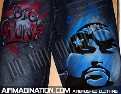 Big Pun airbrush jeans