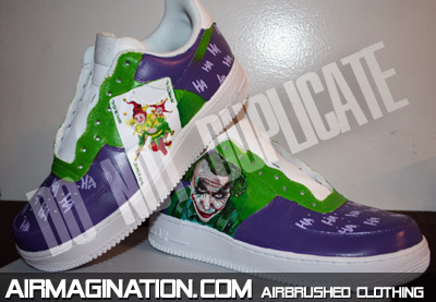 Joker dark knight shoes